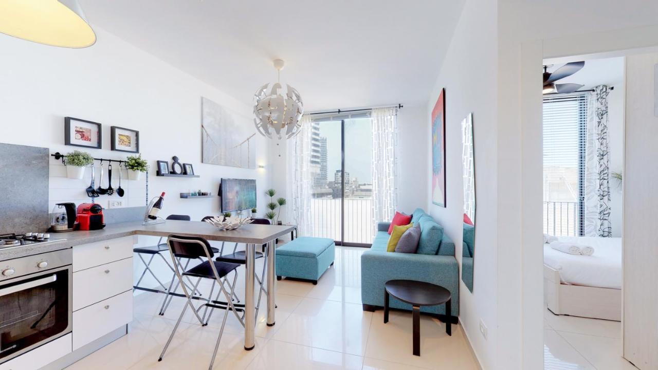 Stylish 1Br Flat For 4 Ppl In Allenby By Holyguest Tel-Aviv Kültér fotó